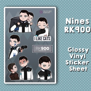 DBH Nines RK900 Vinyl Sticker Sheets image 1