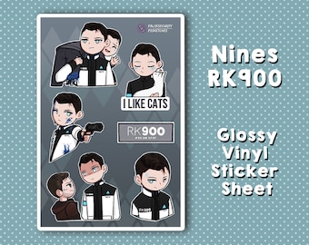 DBH Nines RK900 Vinyl Sticker Sheets