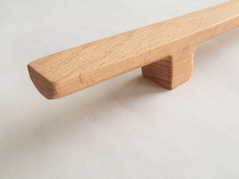 Long Wooden Drawer Handles Modern Long Japanese Pulls model 24