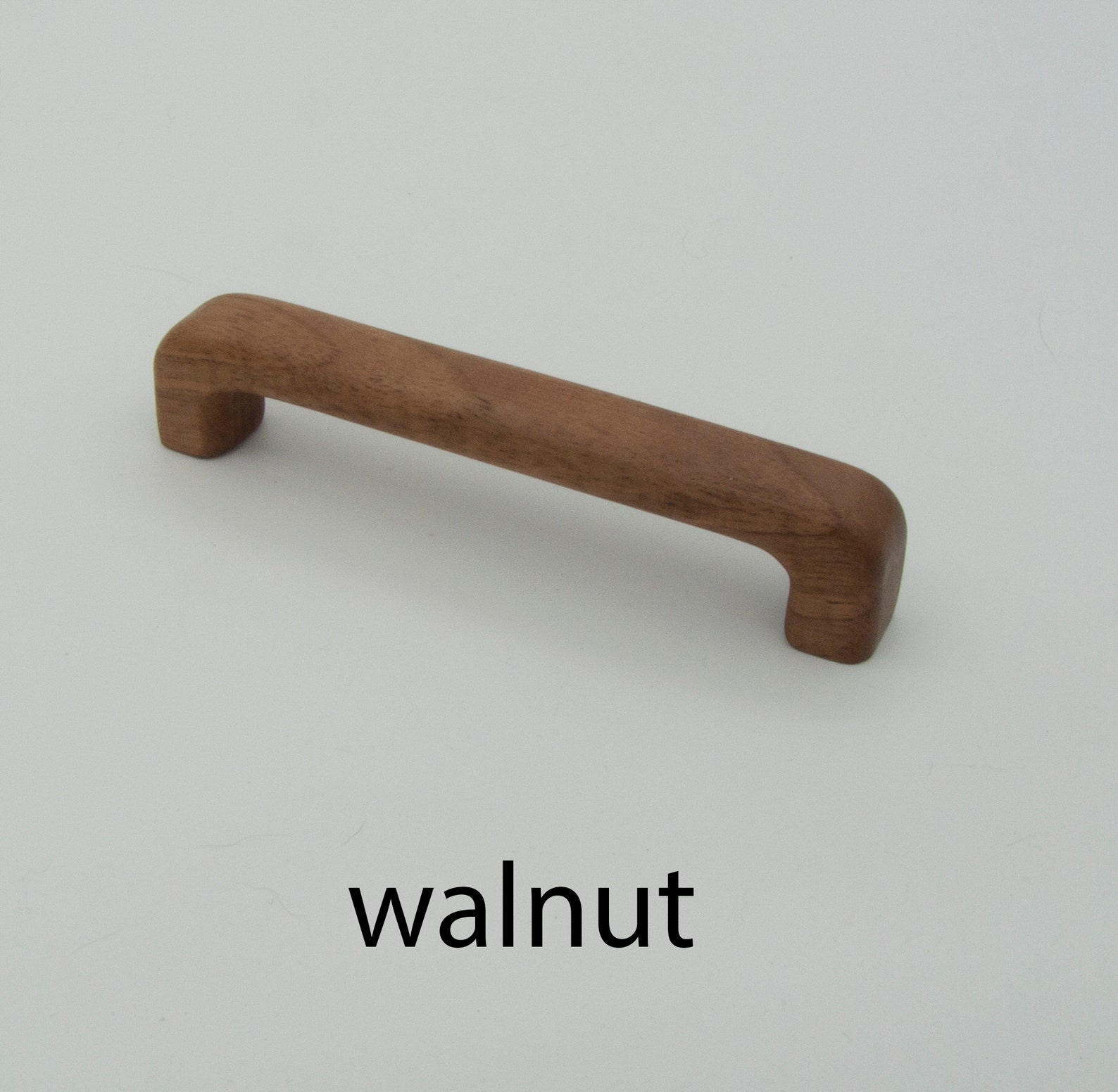 Modern Pulls Wooden Drawer Handles model 36 Etsy