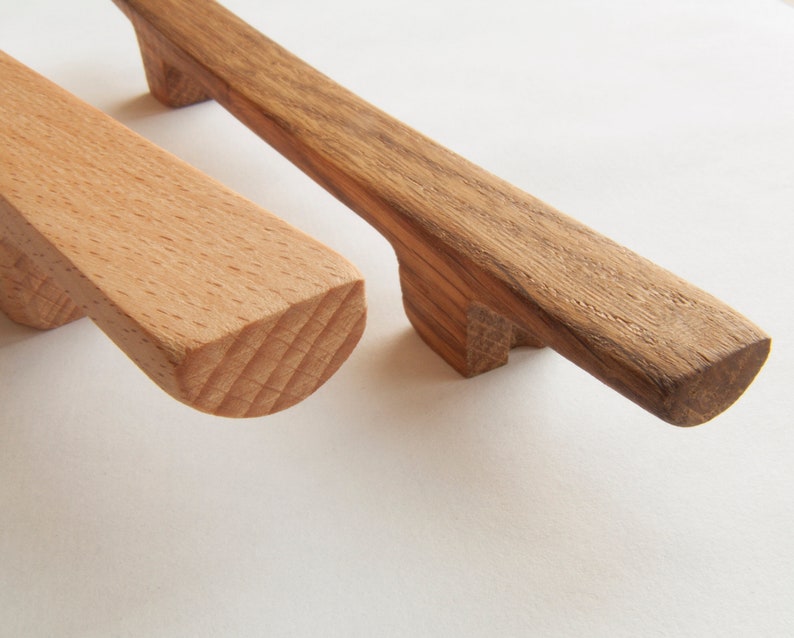 Modern Long Japanese Pulls Long Wooden Drawer Etsy