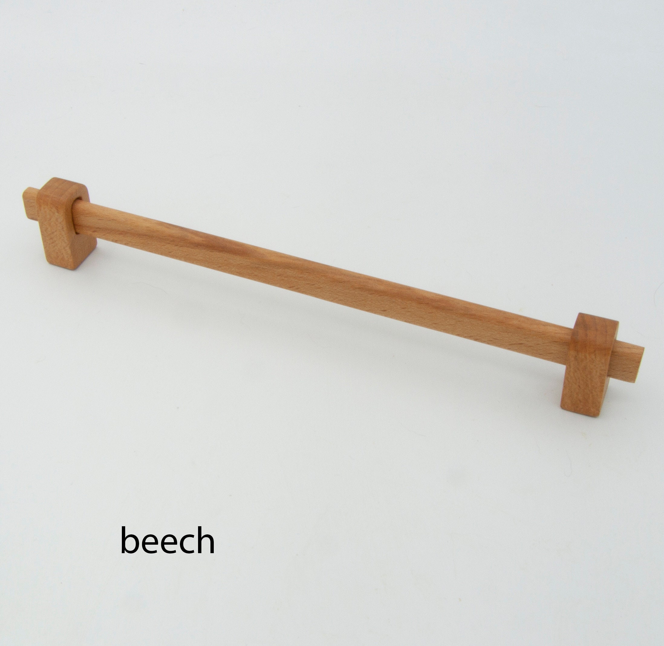 Lange dünne Holzgriff moderne Schrank zieht Holz Schublade | Etsy