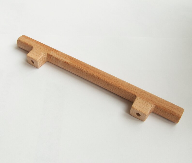 Modern Pulls Wooden Drawer Handles model 28 Etsy