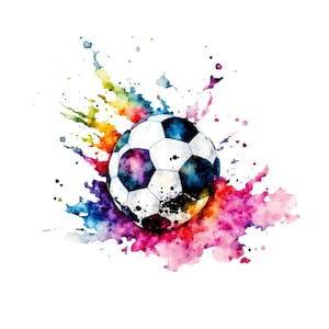 Patch thermocollant football coloré pour enfants et adultes, adapté aux cartables, T-shirts, sacs, oreillers, pulls, vestes en jean