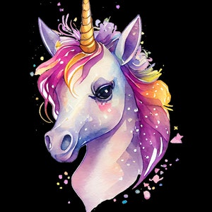 Patch thermocollant licorne coloré pour enfants et adultes, adapté aux cartables, T-shirts, sacs, oreillers, pulls, vestes en jean