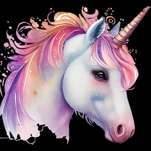Patch thermocollant licorne coloré pour enfants et adultes, adapté aux cartables, T-shirts, sacs, oreillers, pulls, vestes en jean
