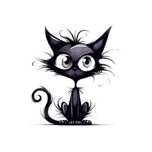 Chat thermocollant coloré pour enfants et adultes, adapté aux cartables, T-shirts, sacs, oreillers, pulls, vestes en jean