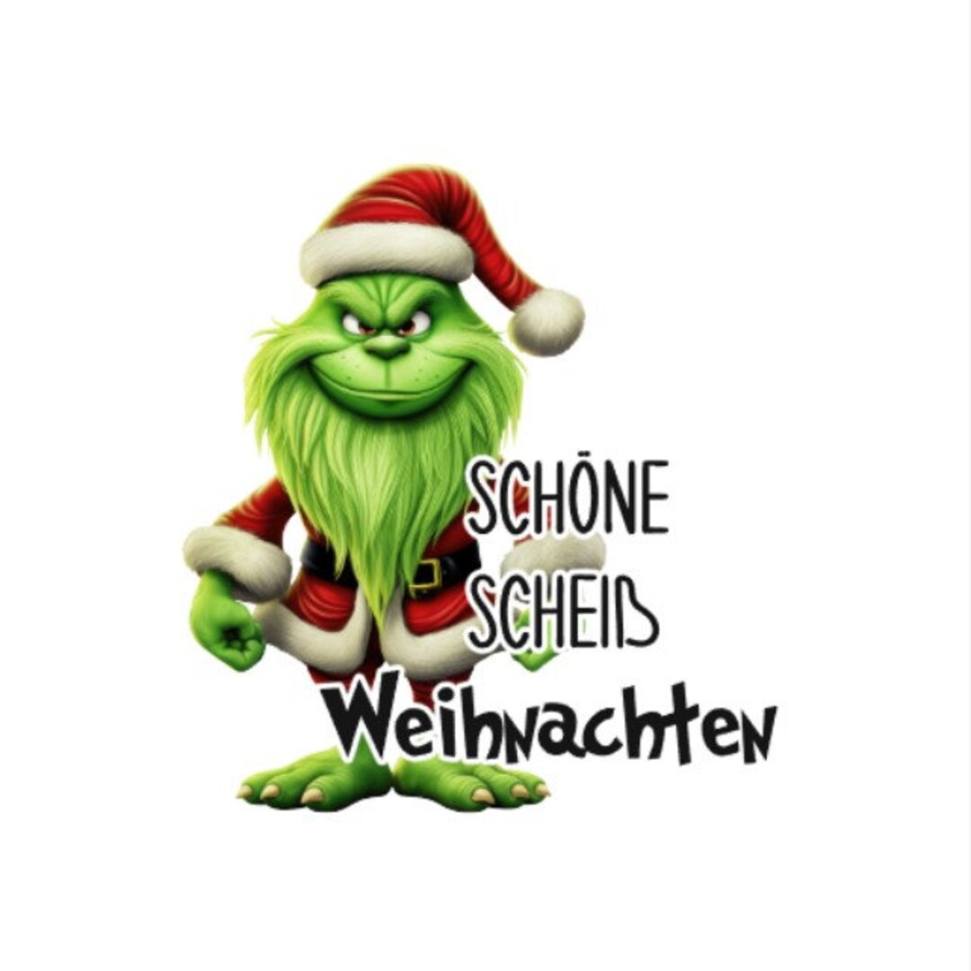 Ironon Picture Ironon Motif Grinch Christmas Shit Etsy