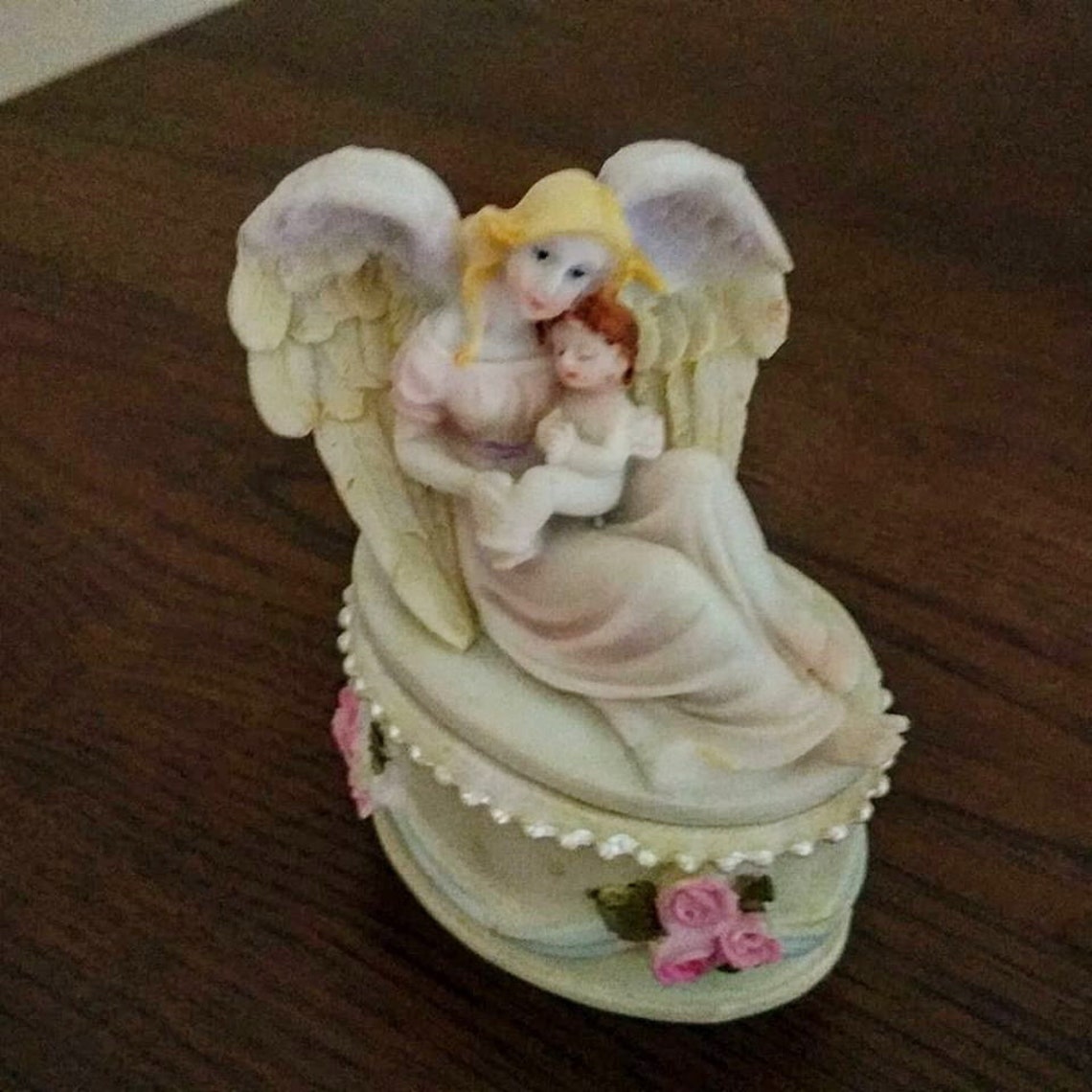 Small Angel Box Vintage Cherub Holiday Gift Box Angel Box Etsy