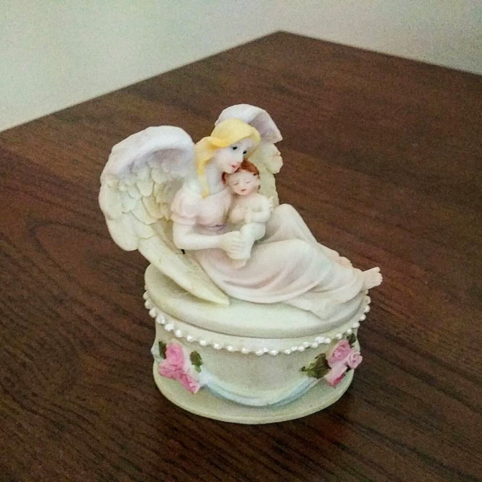 Small Angel Box Vintage Cherub Holiday Gift Box Angel Box Etsy