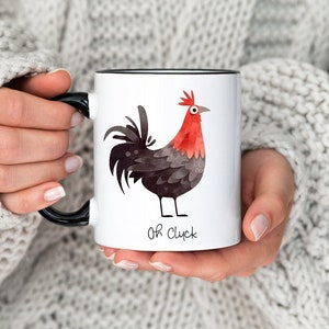 Chicken Coffee Mug, Funny Chicken Mug, Chicken Tea Cup, Gift for Chicken Lover, Gift for Bird Lover, Farmer Gift, Chicken Lady Gift