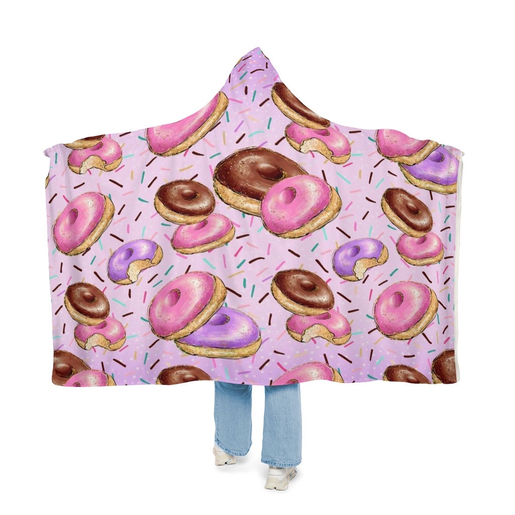 Discover Donut Snuggle Blanket, Hooded Blanket