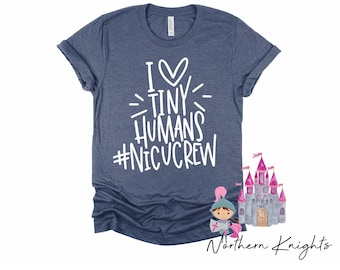 Nurse T Shirt. NICU Crew, Gift for Nurse, Respiratory Therapist, NNP, MD