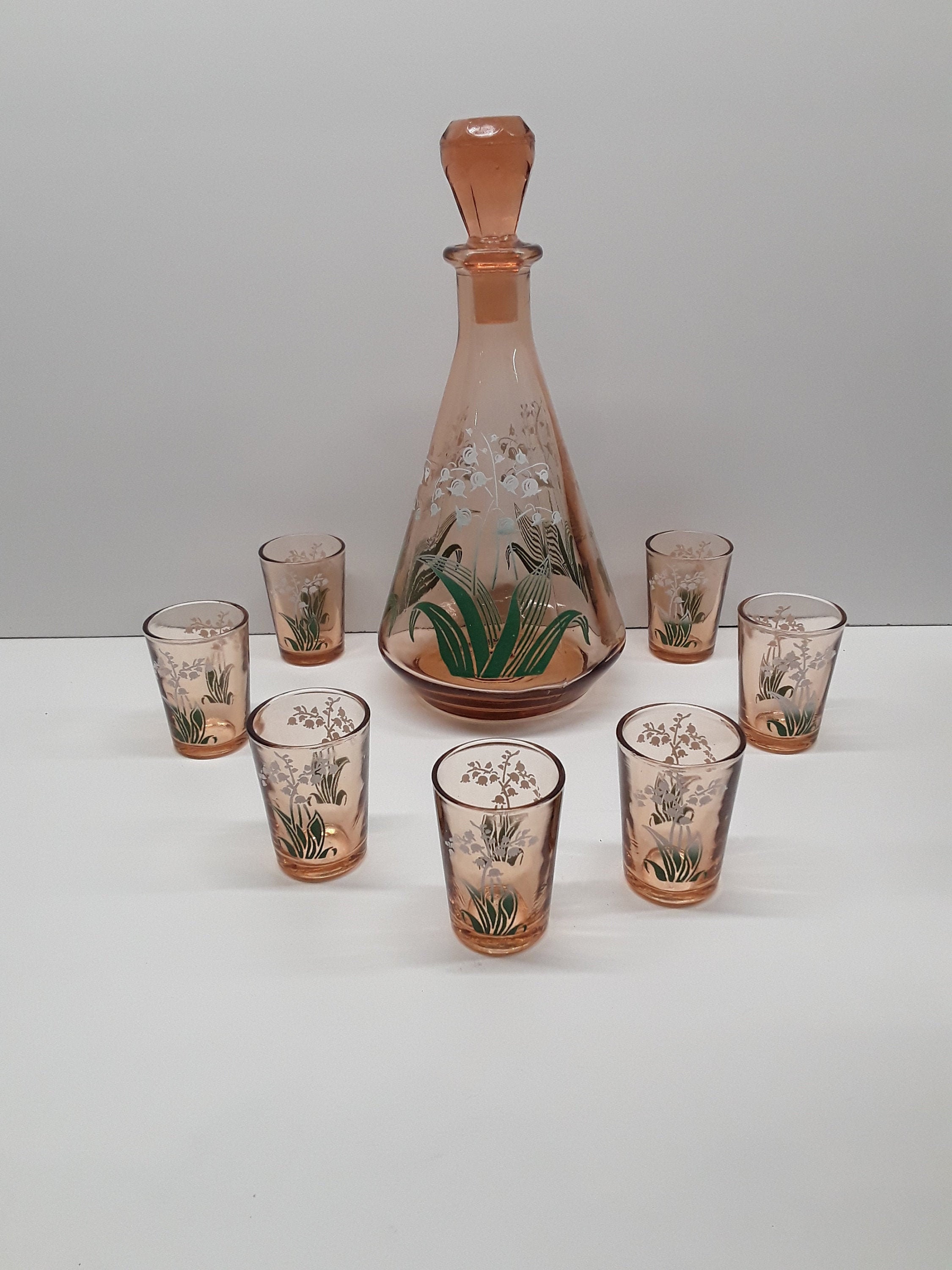 Joli Petit Service à Liqueur Vintage Des Années 50.