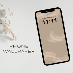 ästhetik Handy Hintergrundbilder | Neutraler iPhone Hintergrund | Minimalistischer Startbildschirm