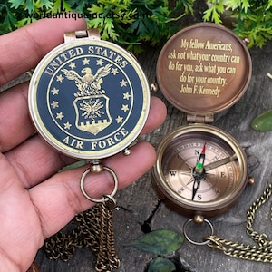 Personalized Air Force Gift, United States Navy Gift Compass, Marine Corps, Coast Guard 1790, boy scouts of America, Department of the army