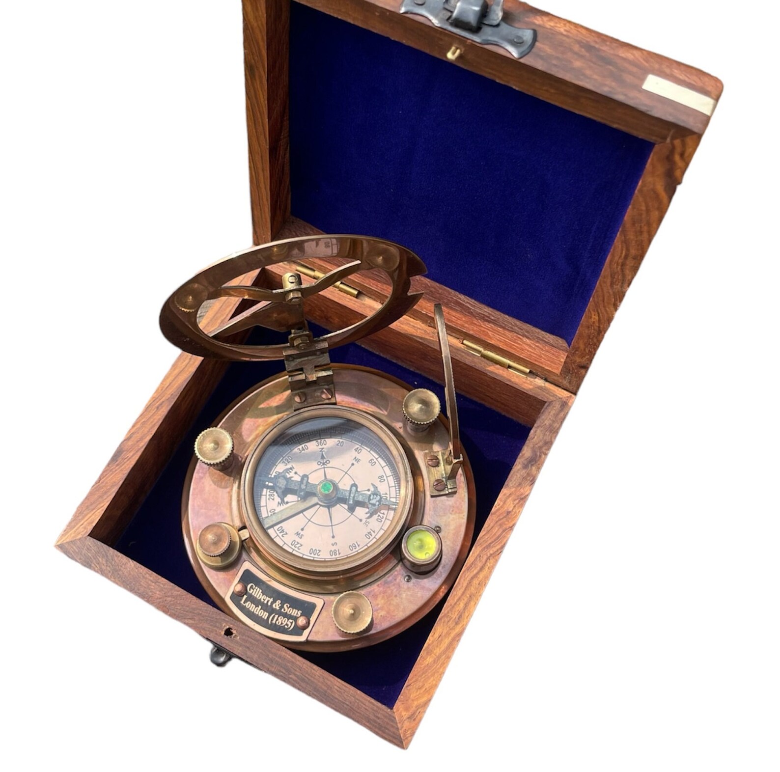 Personalized Compass, Antique Compass, Engraved Working Sundial Compass ...