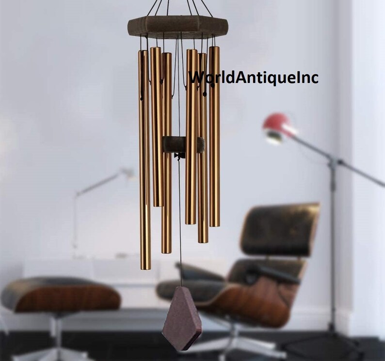 Brass Wind Chime Memorial Wind Chime Wedding Gift Home Etsy