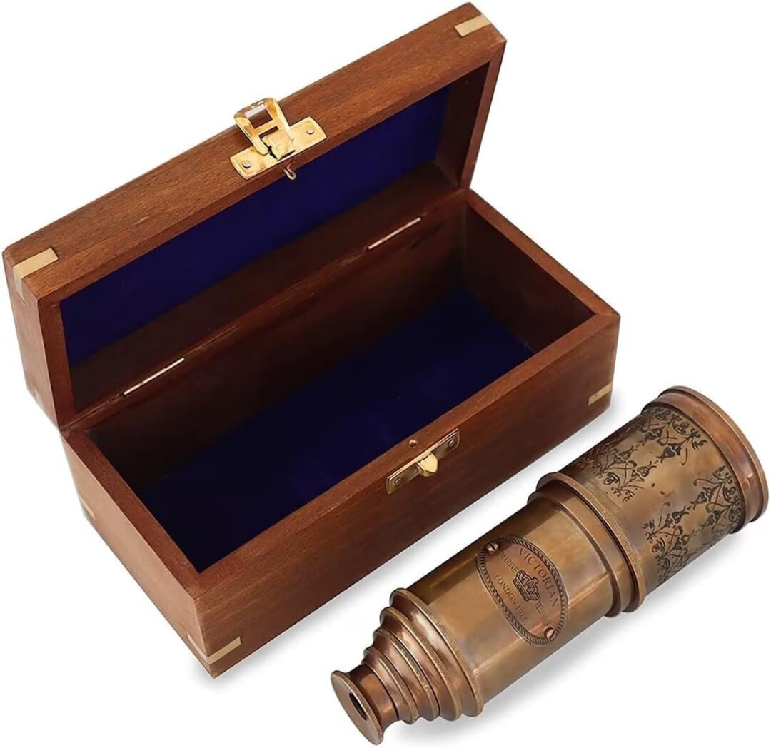 Personalized Working Telescope, Engraving Spyglass, Nautical Telescope