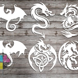 Fantasy Dragon Decal: RPG Bumper Sticker