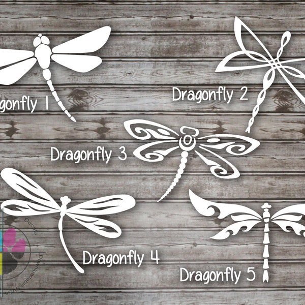 Dragonfly Decal; Dragonfly Bumper Sticker; Dragonfly Sticker