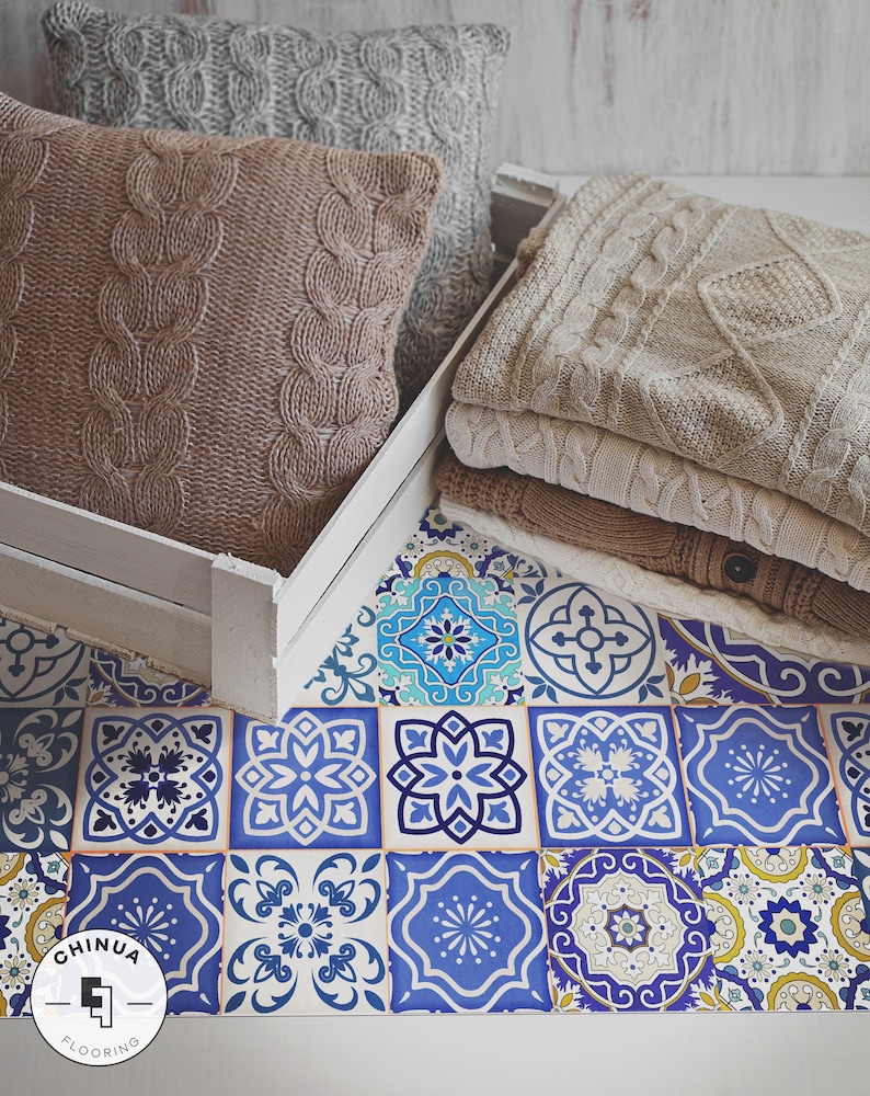 Andalusia View Vinyl PVC Mat Linoleum Rug Vintage Mats Etsy