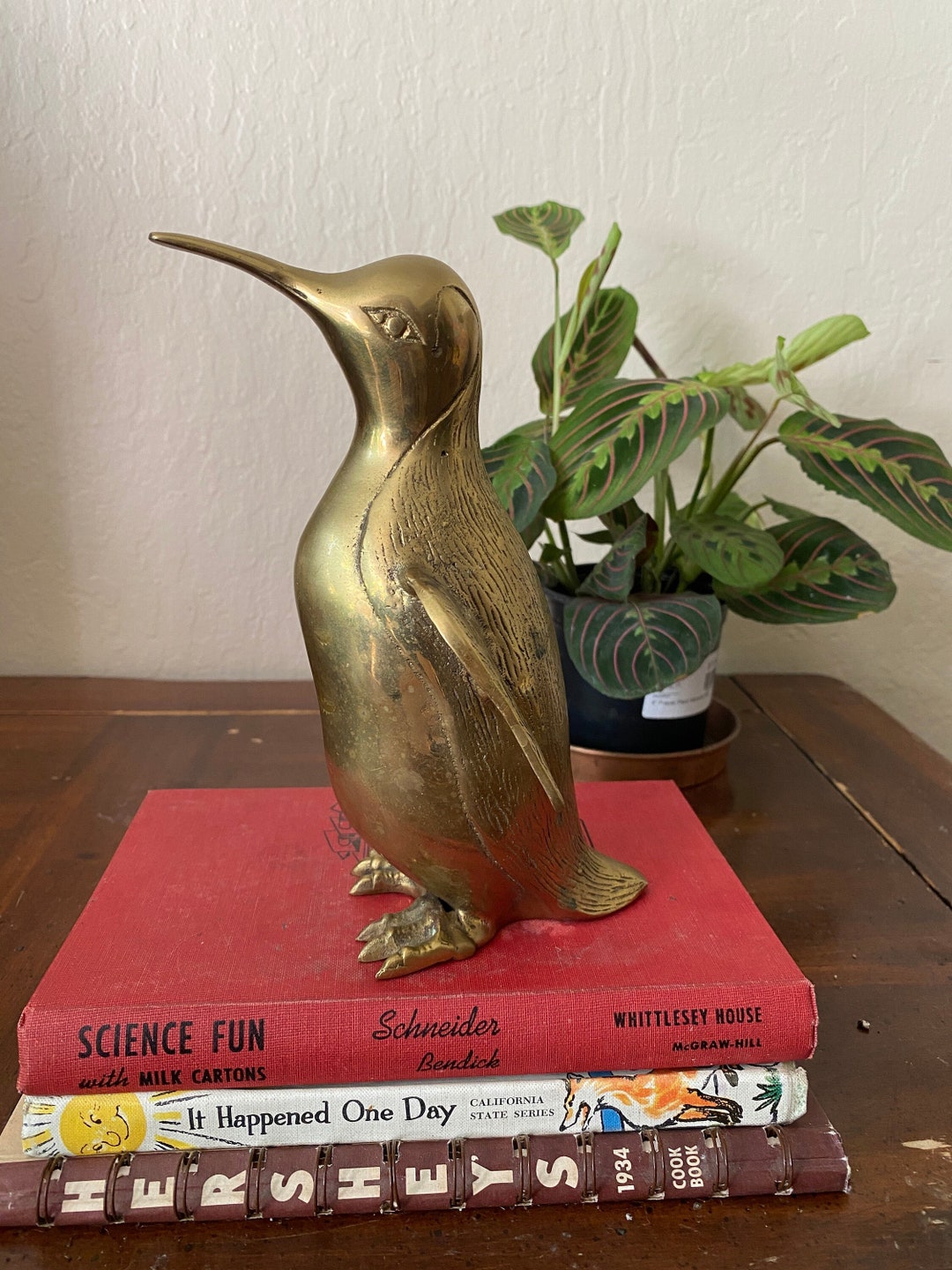 Vintage Brass Penguin MCM Mid Century Modern Kitschy Etsy