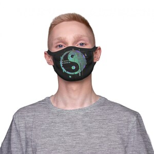Yin and Yang Face Mask Cool Design Reusable Washable 100% | Etsy