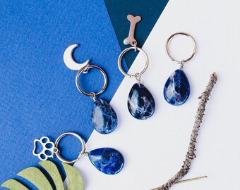 Sodalite Pet Charm - Sodalite - Pet Charm - Pet Pendant - Pet Amulet - Crystal Healing - Animal Crystal Healing - Crystal Pet Charm -Healing