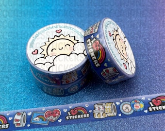 Cute I Love Stickers Washi Tape