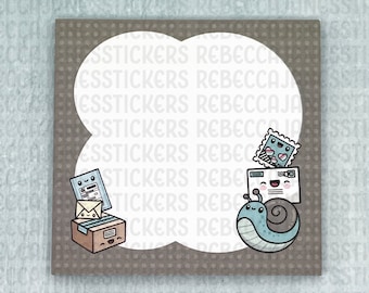 Cute Packages and Mail Sticky Notes