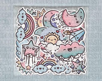 Grab Bag Celestial Sun Moon and Stars