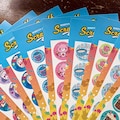 Cute Scratch and Sniff Sticker Sheets Set 1