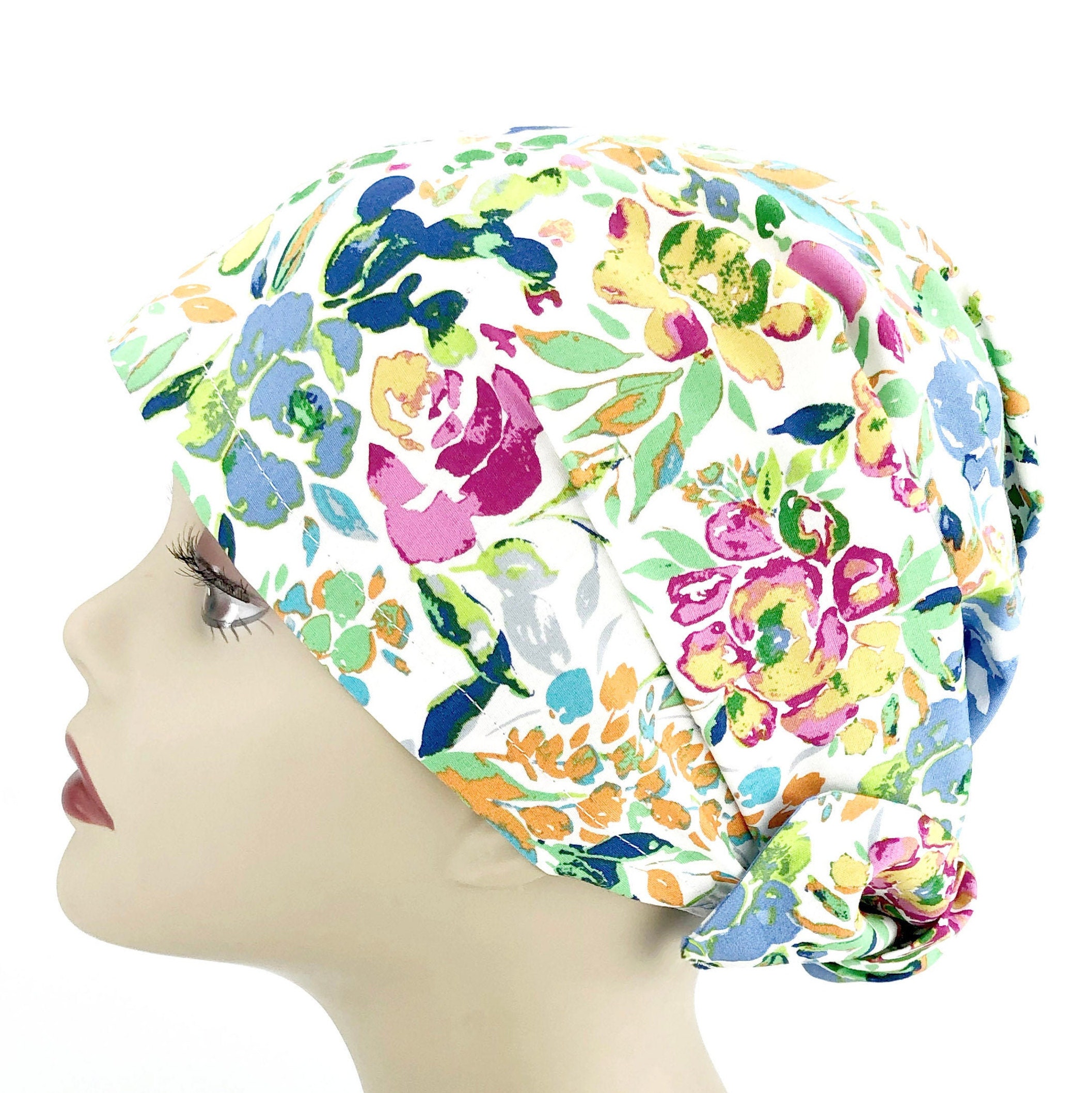 Garden Floral Cancer Scarves forWomen Chemo Scarves Tichel Etsy