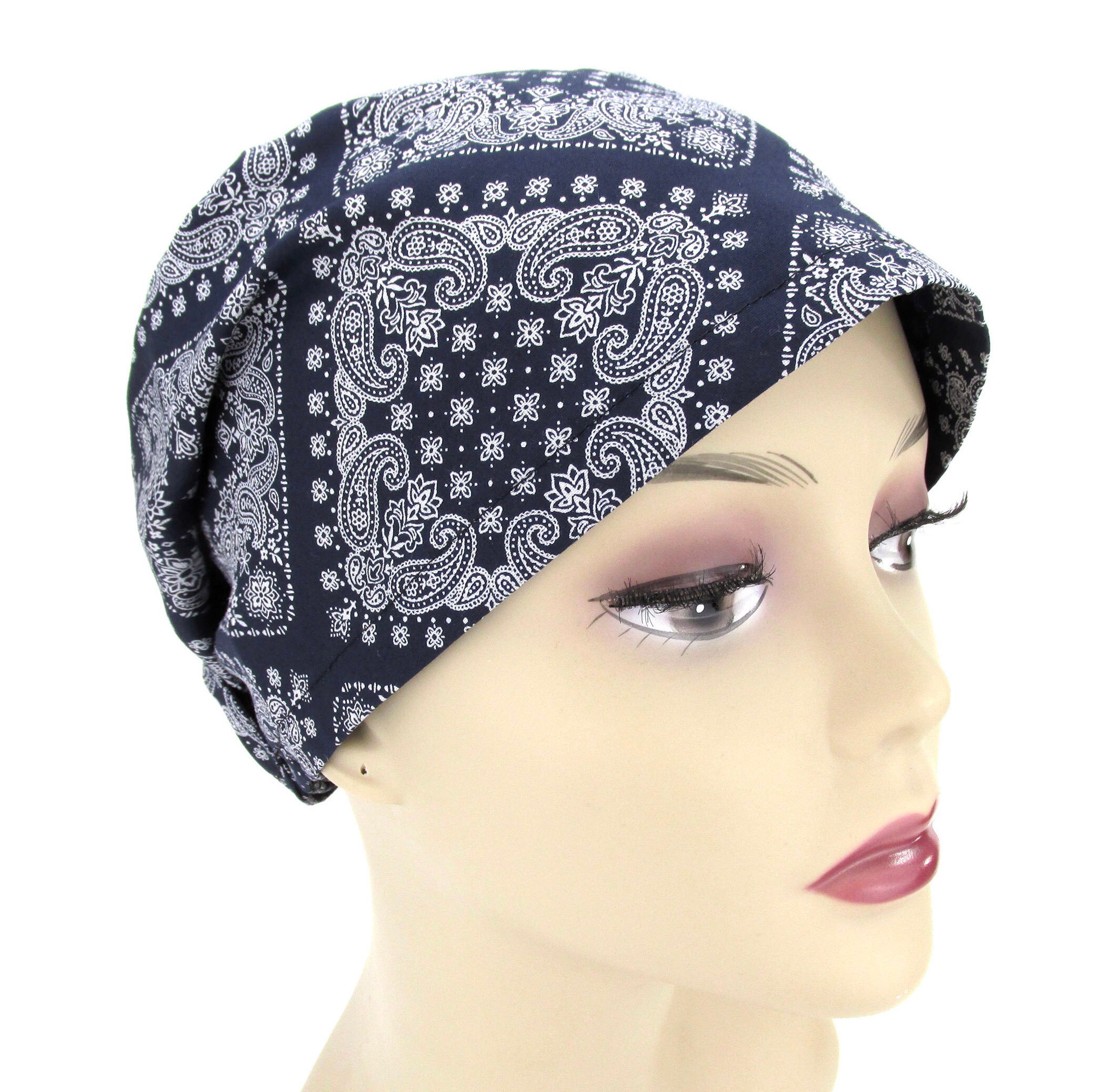 Blue Bandana Squared Surgical Bandana . Scrub Cap for Doctor Etsy