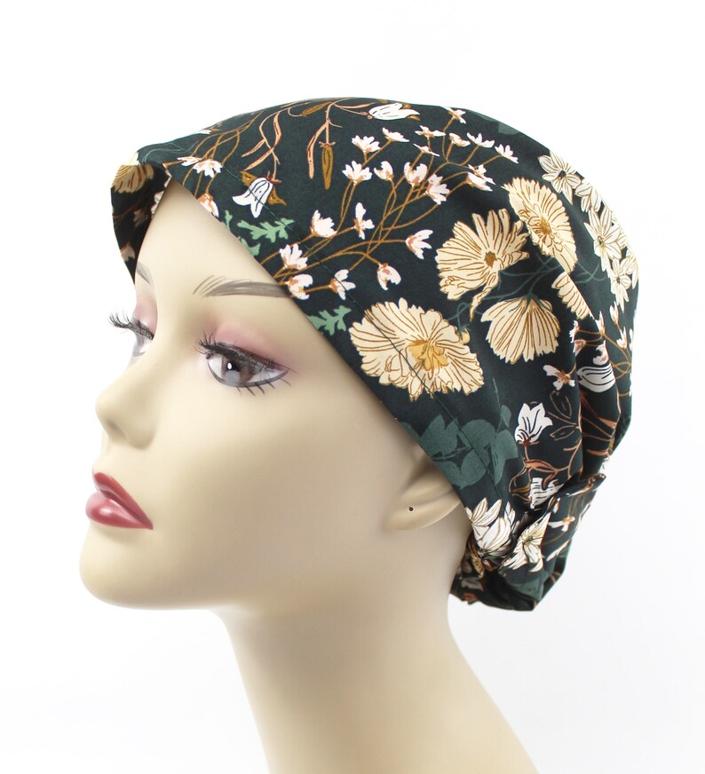 Hidden Meadow Floral Modern Hairwrap Women's Head Covering Etsy