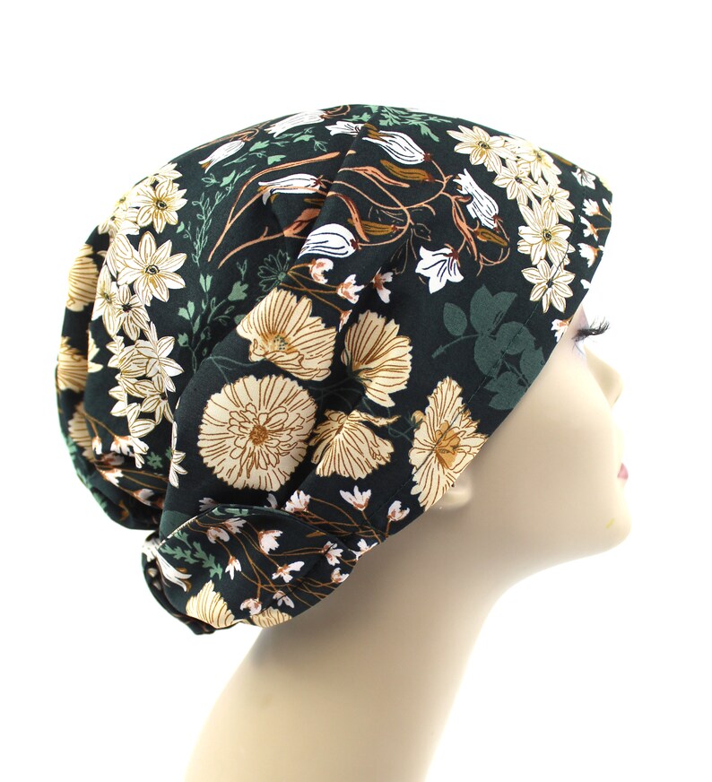 Hidden Meadow Floral Modern Hairwrap Women's Head Covering Etsy
