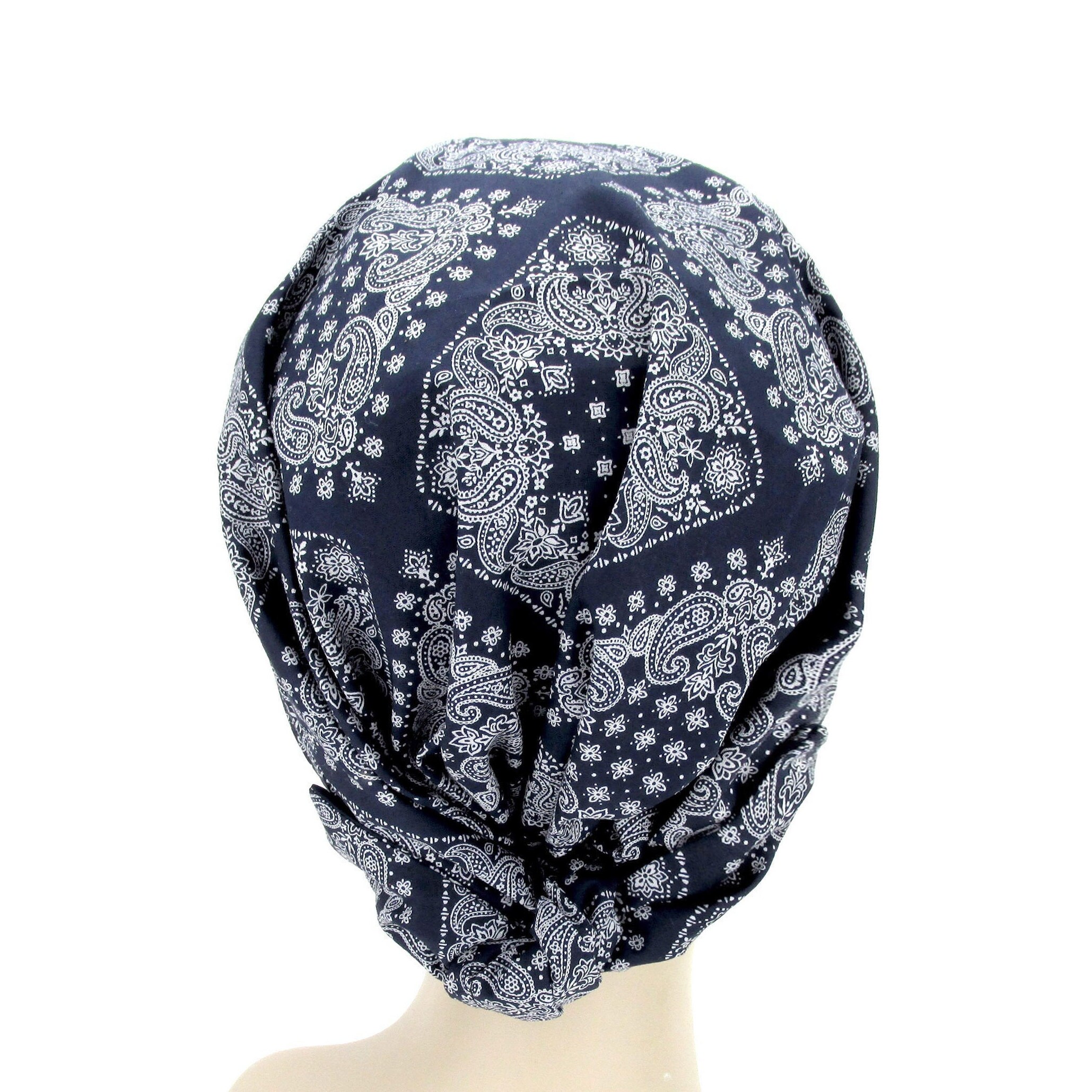 Blue Bandana Squared Surgical Bandana . Scrub Cap for Doctor Etsy