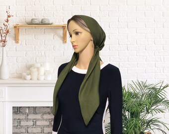 Foulard classico senza tempo pre-annodato, foulard per chemioterapia, cappello per chemioterapia, bandana pre-annodata, copricapo (LNK0147)