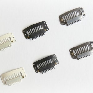 LÄGG TILL en snäppkam som är fastsydd på din slöja, slöjkam, snäppkam, perukkam, snäppklämma