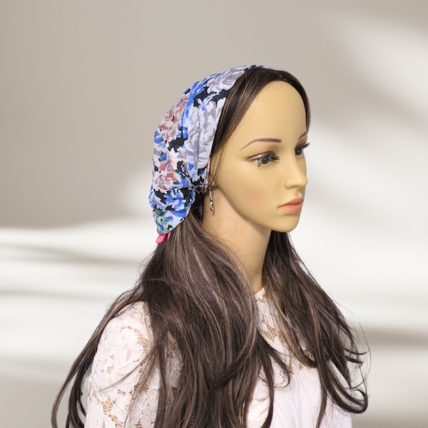 CHAPEL HEAD WRAP - Snood, Prayer Headcover, Chapel Veil, Praying Veil, Headband, Tichel ( 0025LNK)