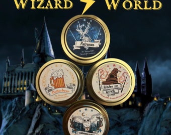 Wizard World Harry Potter Inspired all natural soy wax candles hogwarts