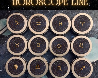 Horoscope Candle Line - Astrology - Horoscopes - soy wax candles - all natural products - horoscope signs- celestial