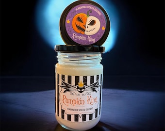 Tim Burton INSPIRED Candle Line - Pumpkin King - Jack Skellington