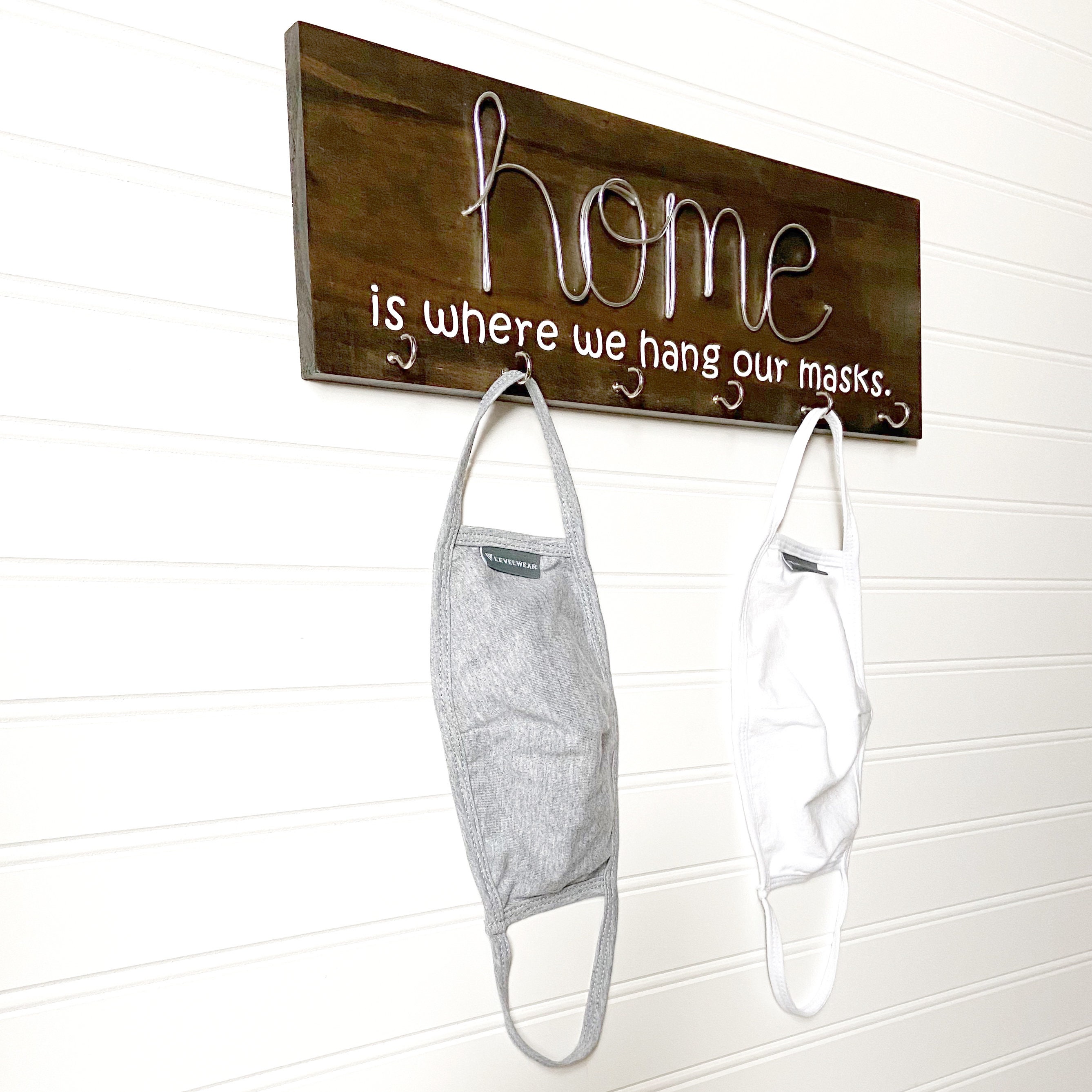 Face Mask Hanger For Wall Mask Storage For Home Face Mask Etsy