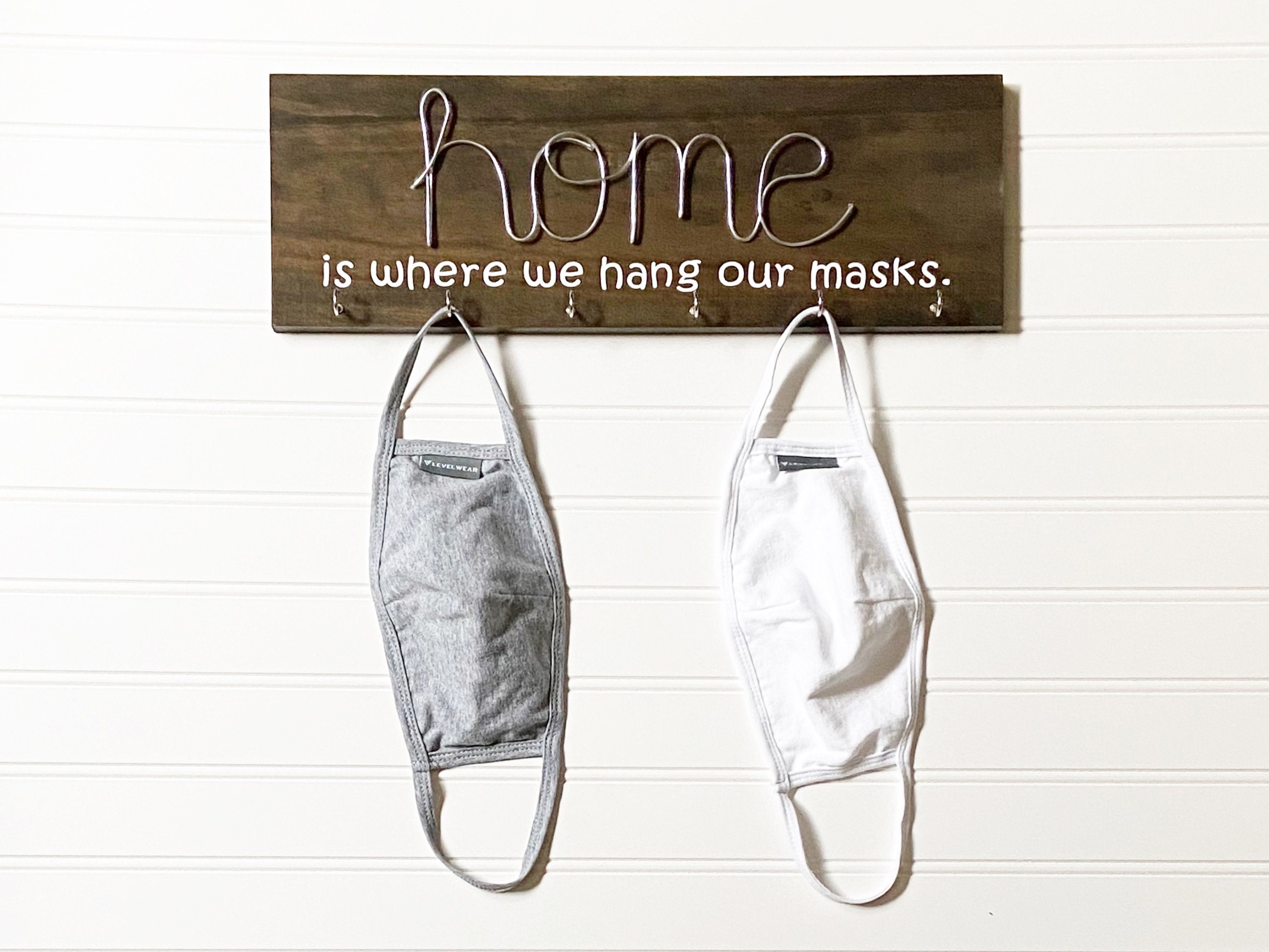 Face Mask Hanger For Wall Mask Storage For Home Face Mask Etsy