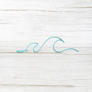 Medium Ocean Wall Art: Waves Beach Decor Wire Art image 13