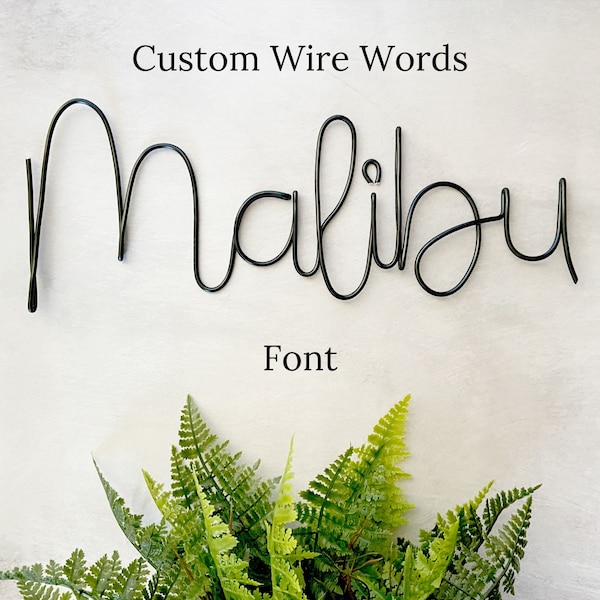 Metal Wire Art - Etsy