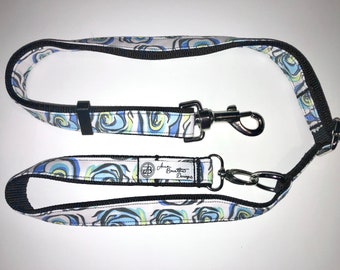 Dog Leads - Handmade, Organic Cotton, Unique Blue