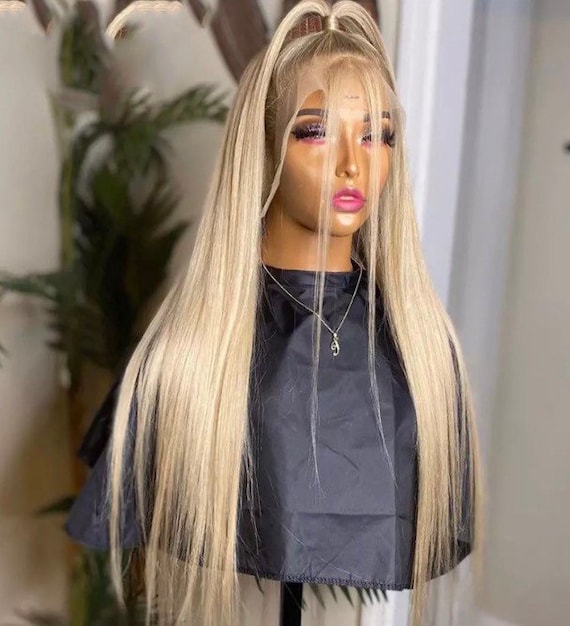 blonde front lace wig